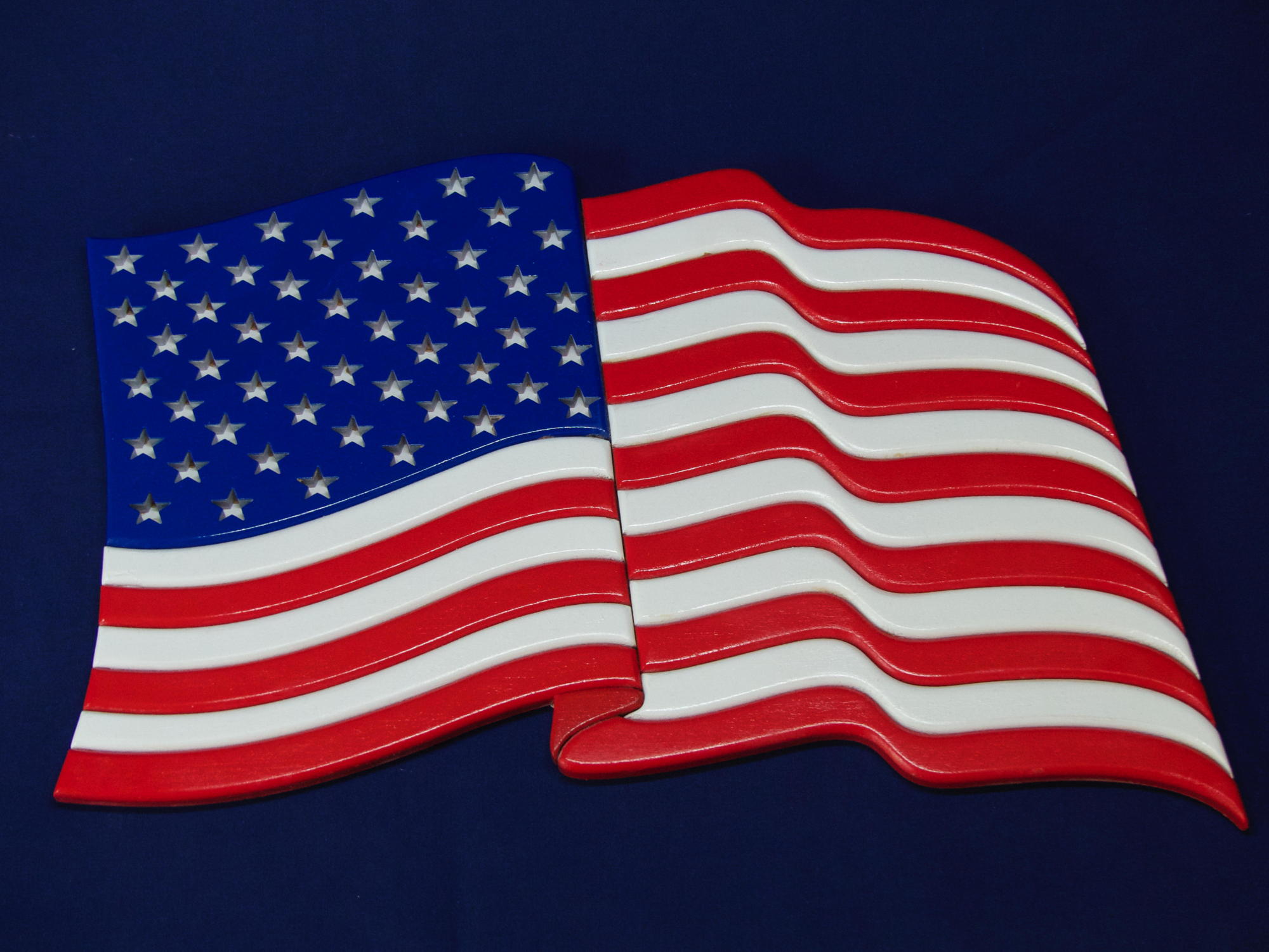 American Flag Plaque