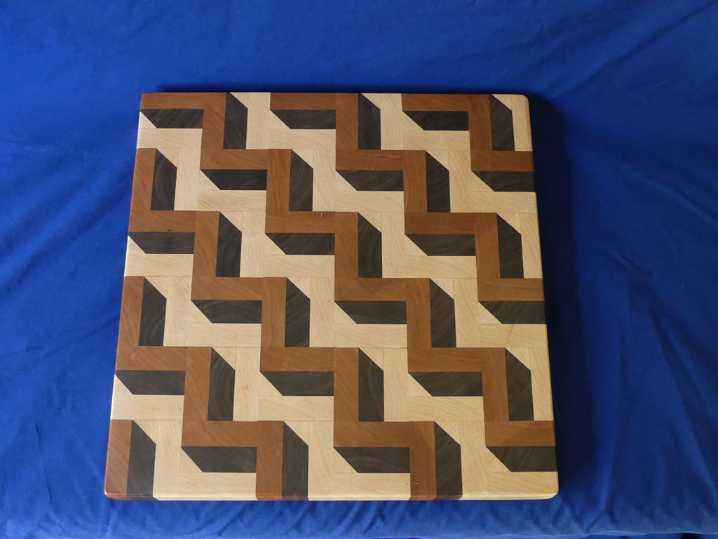 Zig-Zag Cutting Board