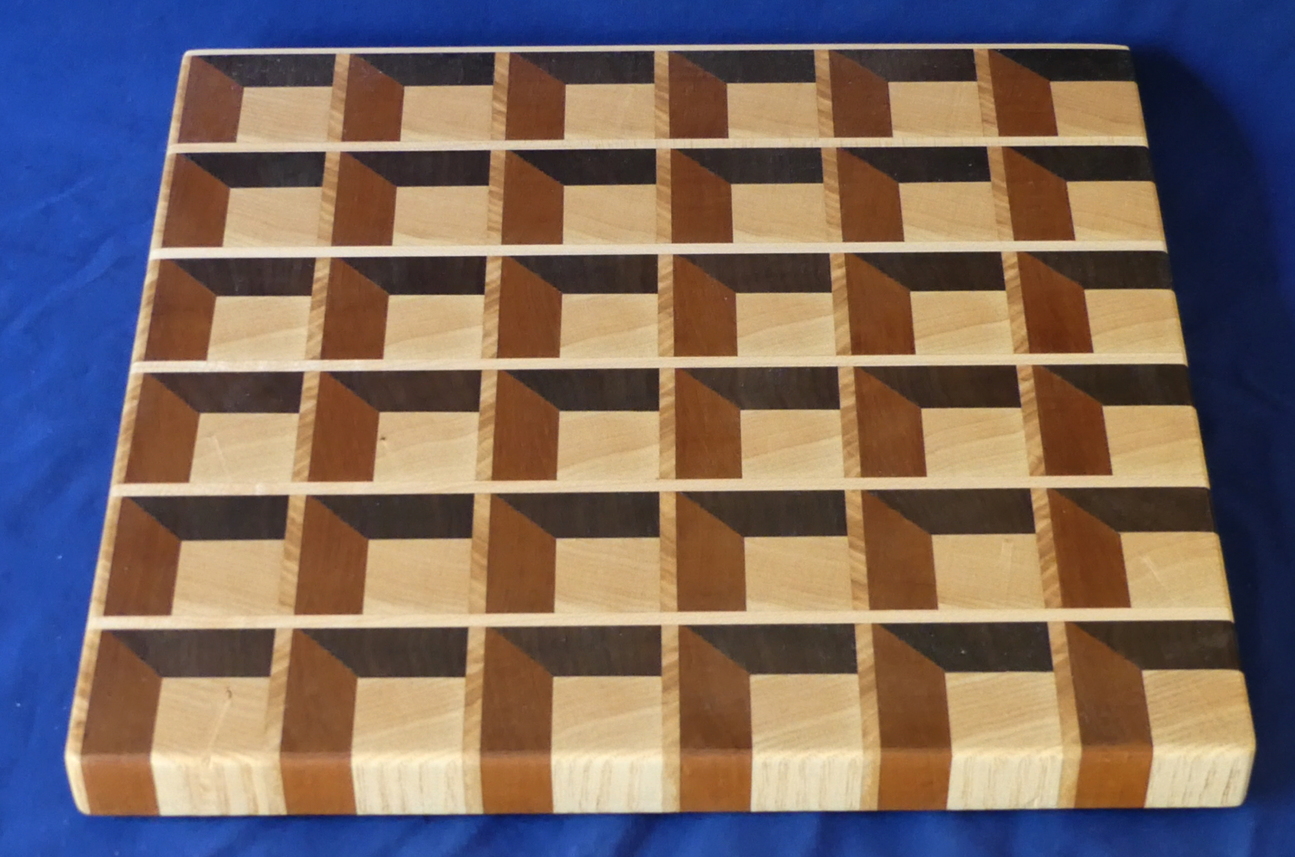 Cubicle Illusion Cutting Board