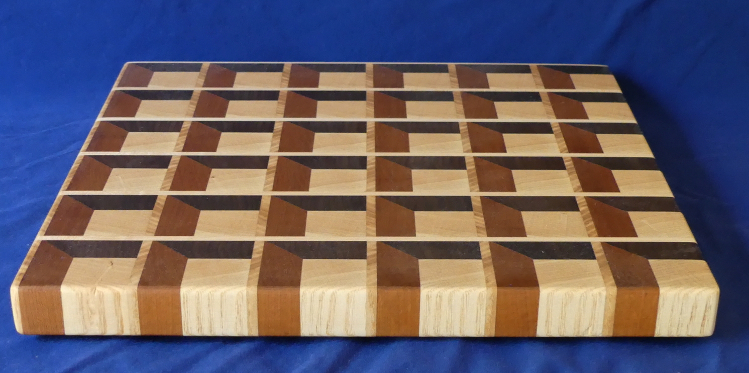 Cubicle Illusion Cutting Board