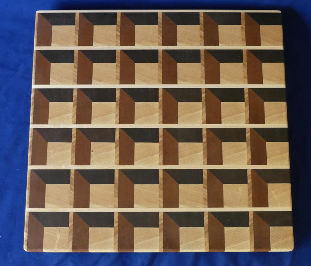 Cubicle Illusion Cutting Board