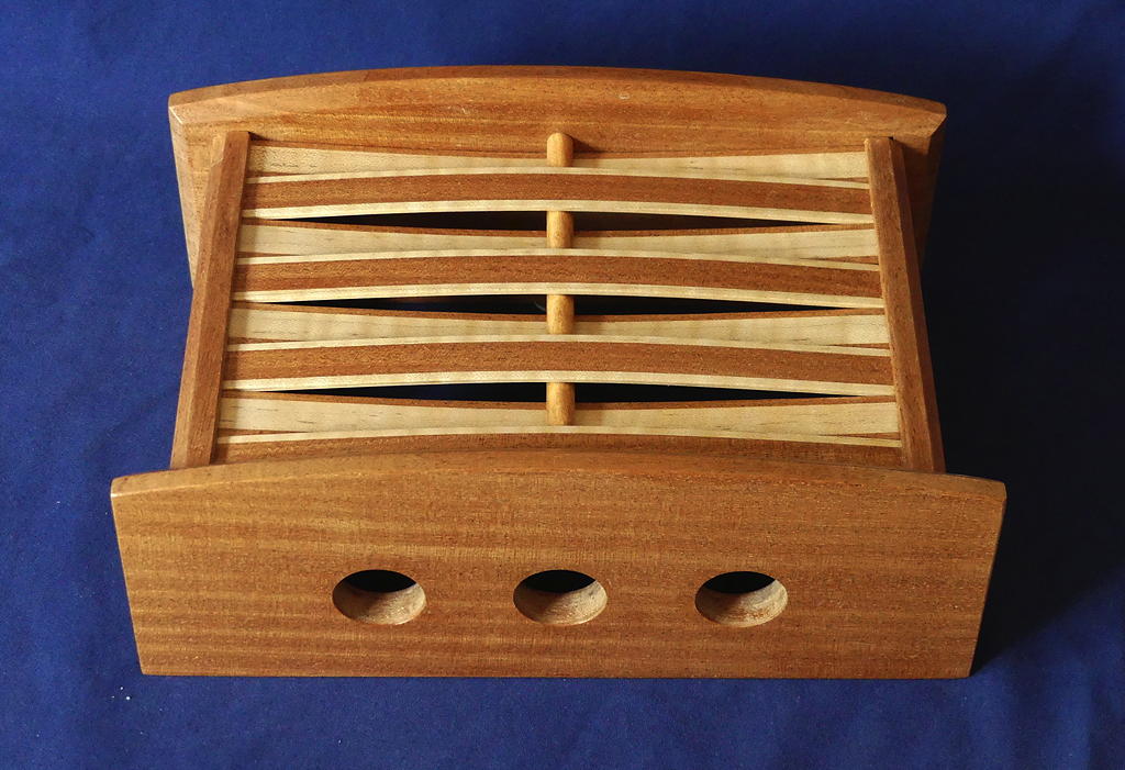 Curved Doorbell Cover Sapele