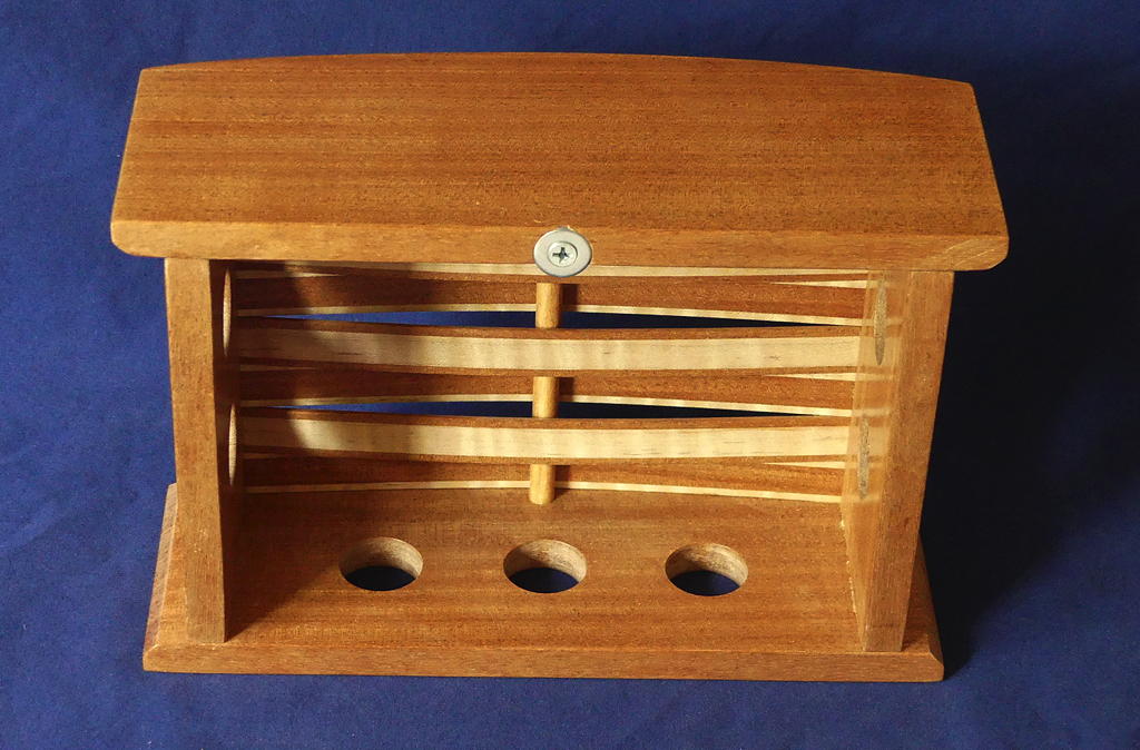 Curved Doorbell Cover Sapele