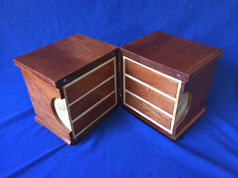 Folding Jewelry Box Opened