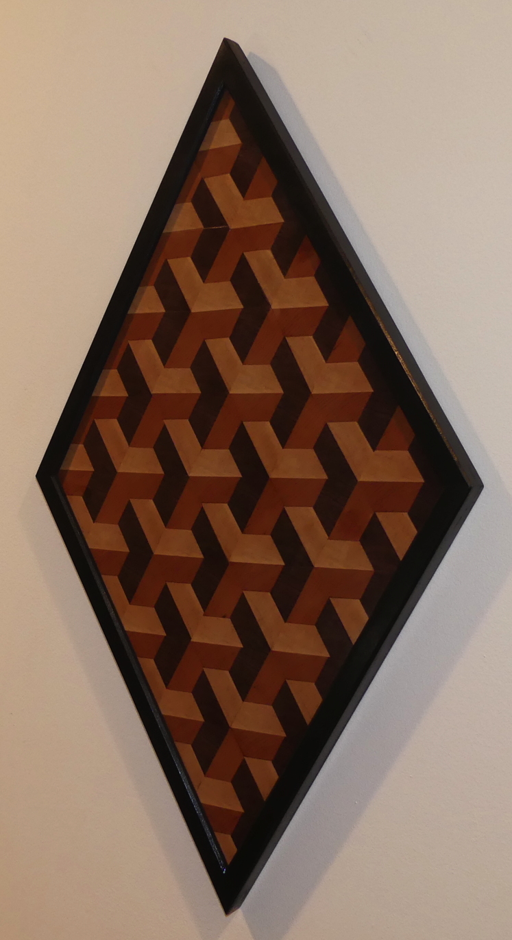 Geometric Optical Illusion Wall Art