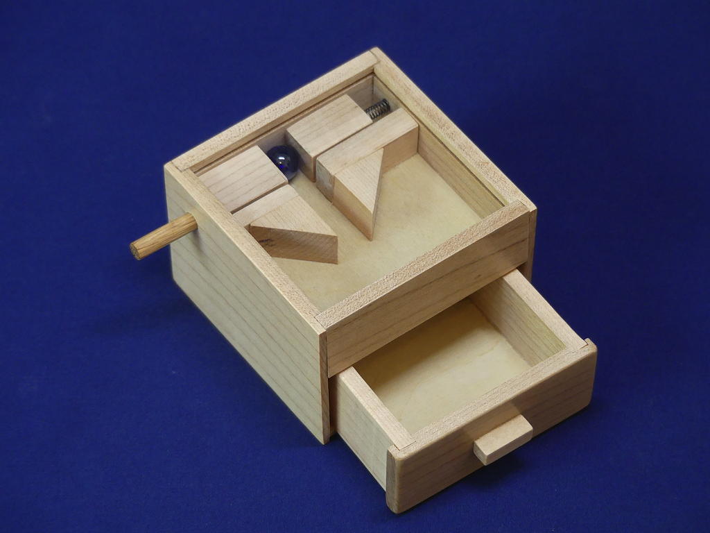 Marble Topped Puzzle Box