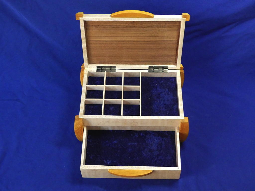 Mosaic-Topped Jewelry Box with Osage Orange