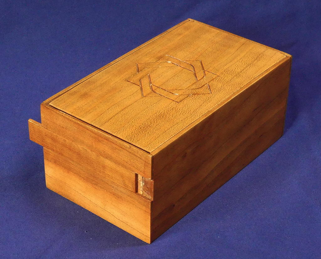 Sliding Top Puzzle Box