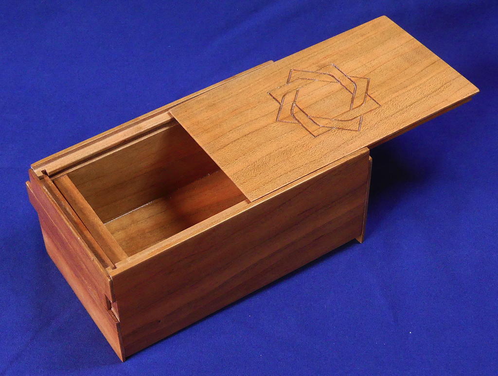 Sliding Top Puzzle Box