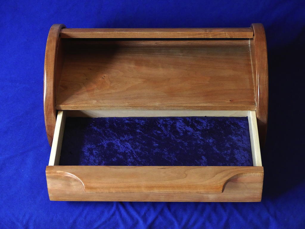 Cherry Tambour Topped Box