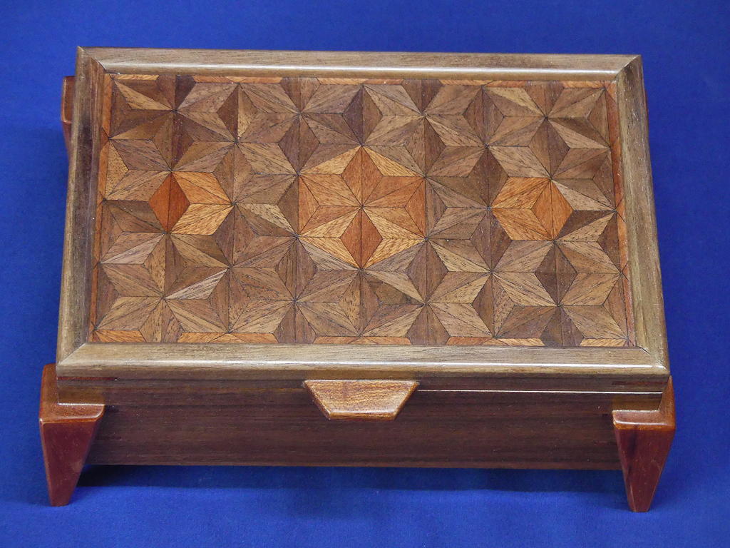 Walnut Mosaic Keepsake Box