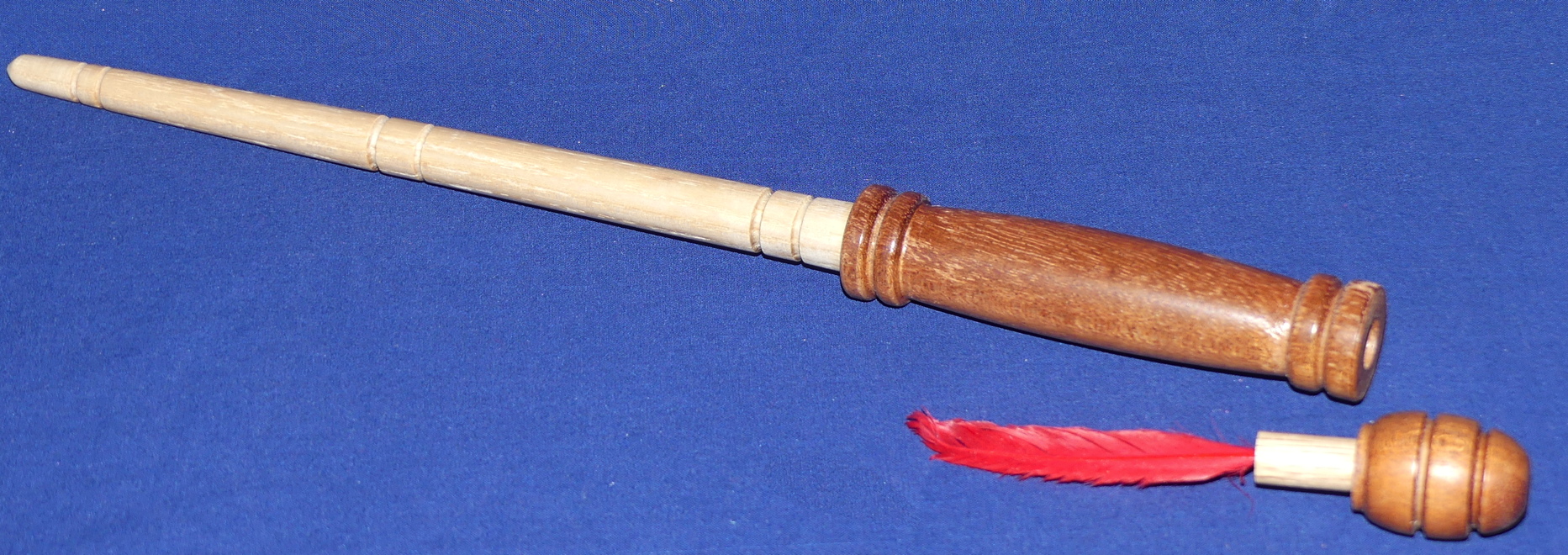 Wand with 'Phoenix' feather - Andiroba and Oak