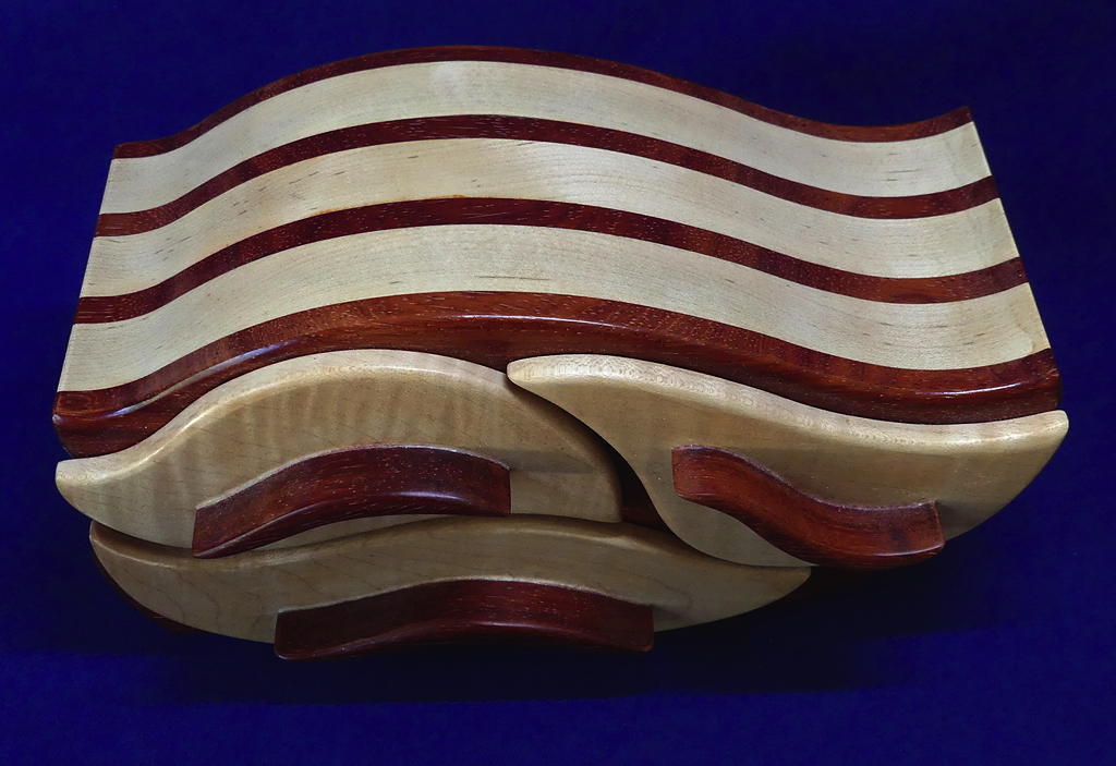 Wave Bandsaw Box