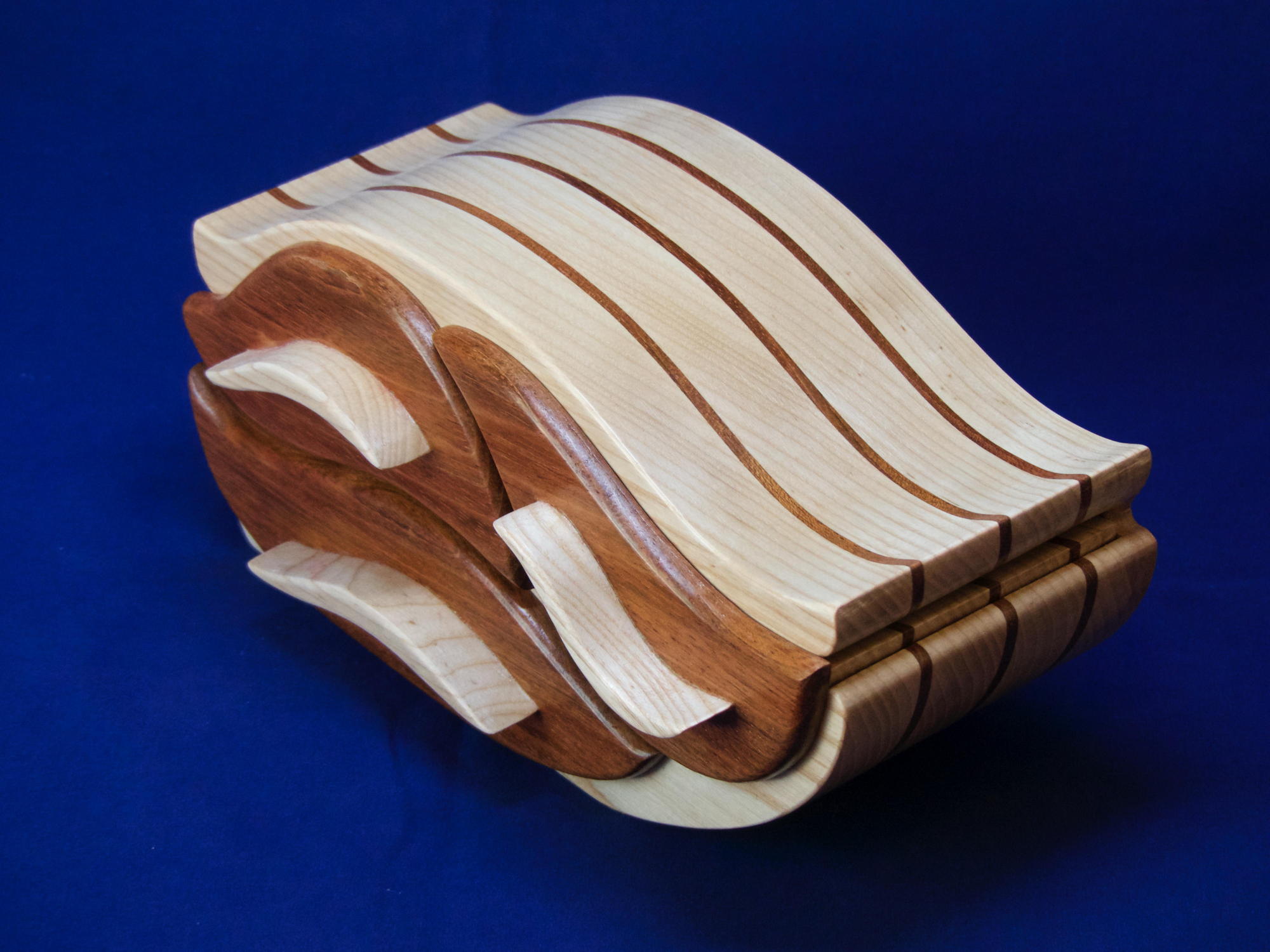 Wave Bandsaw Box 24