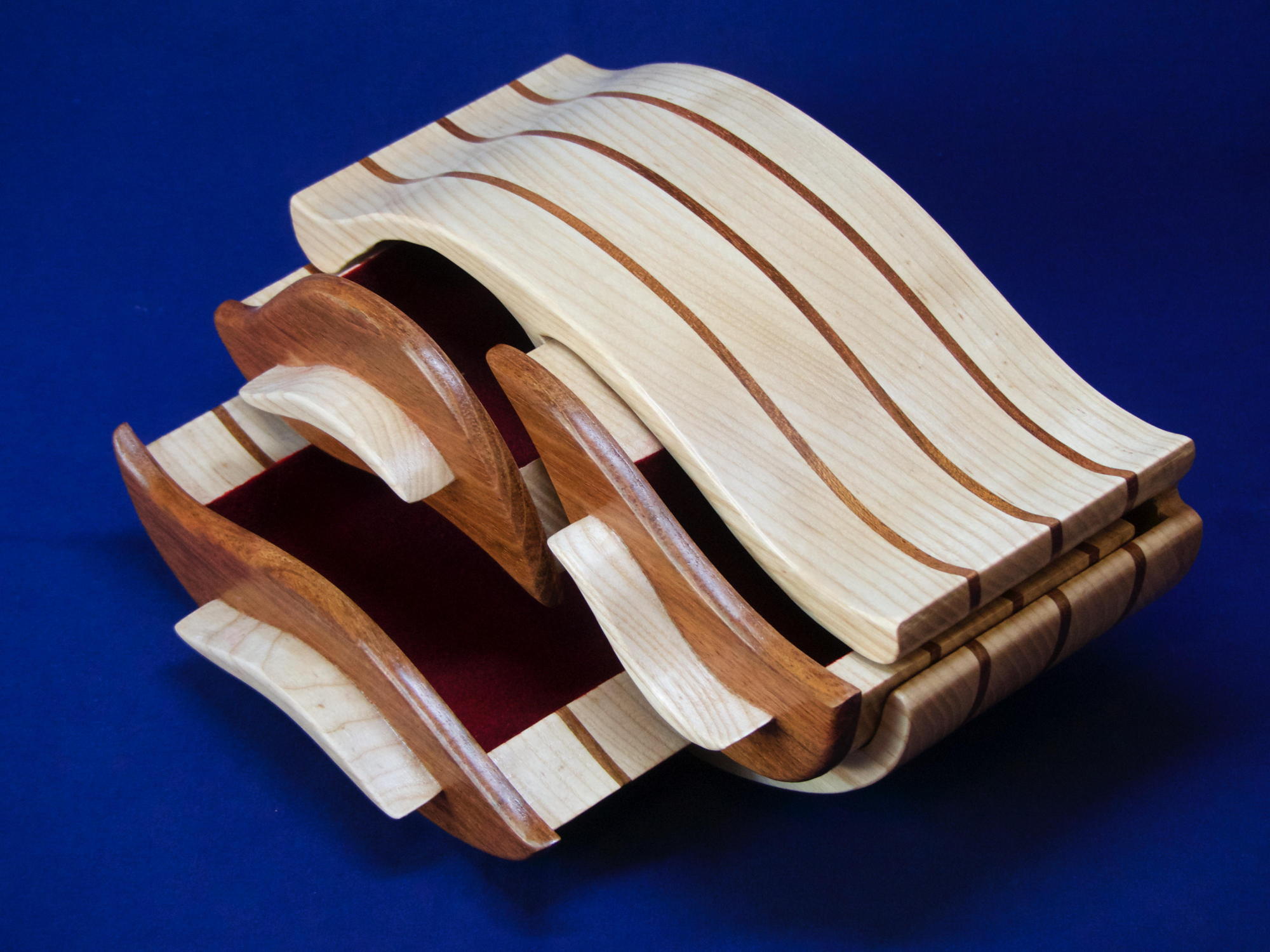 Wave Bandsaw Box 24