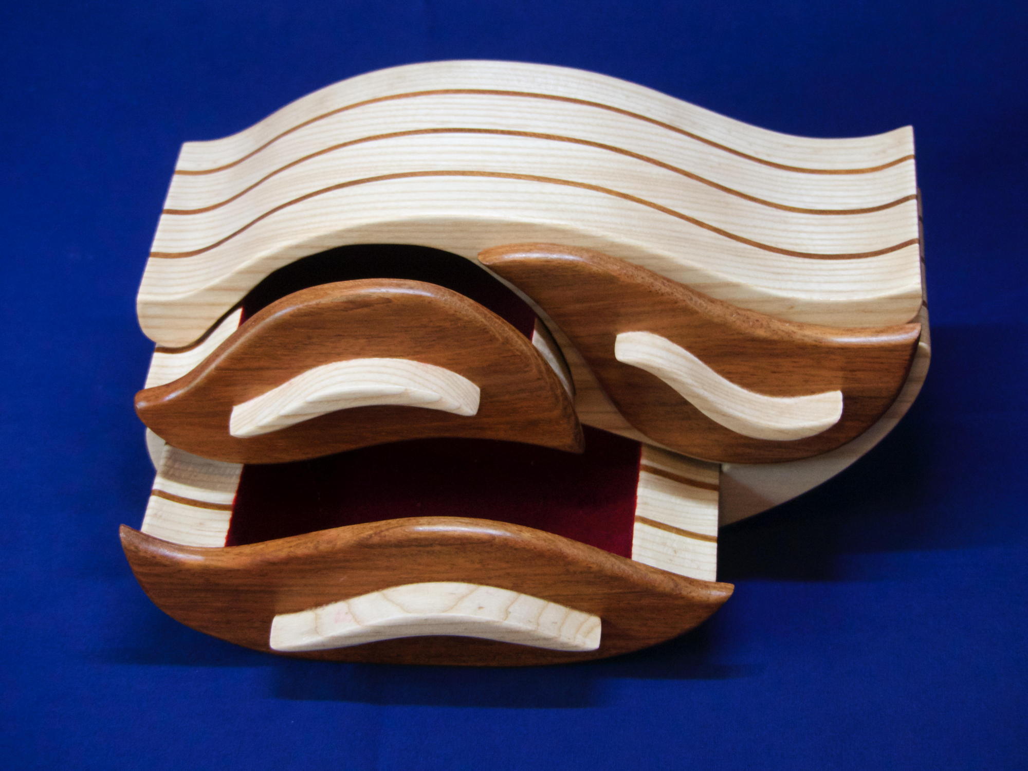 Wave Bandsaw Box 24