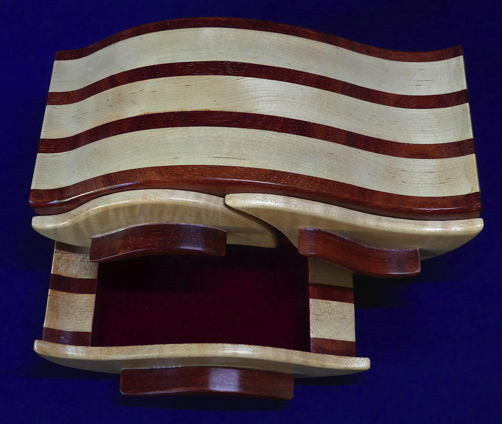 Wave Bandsaw Box