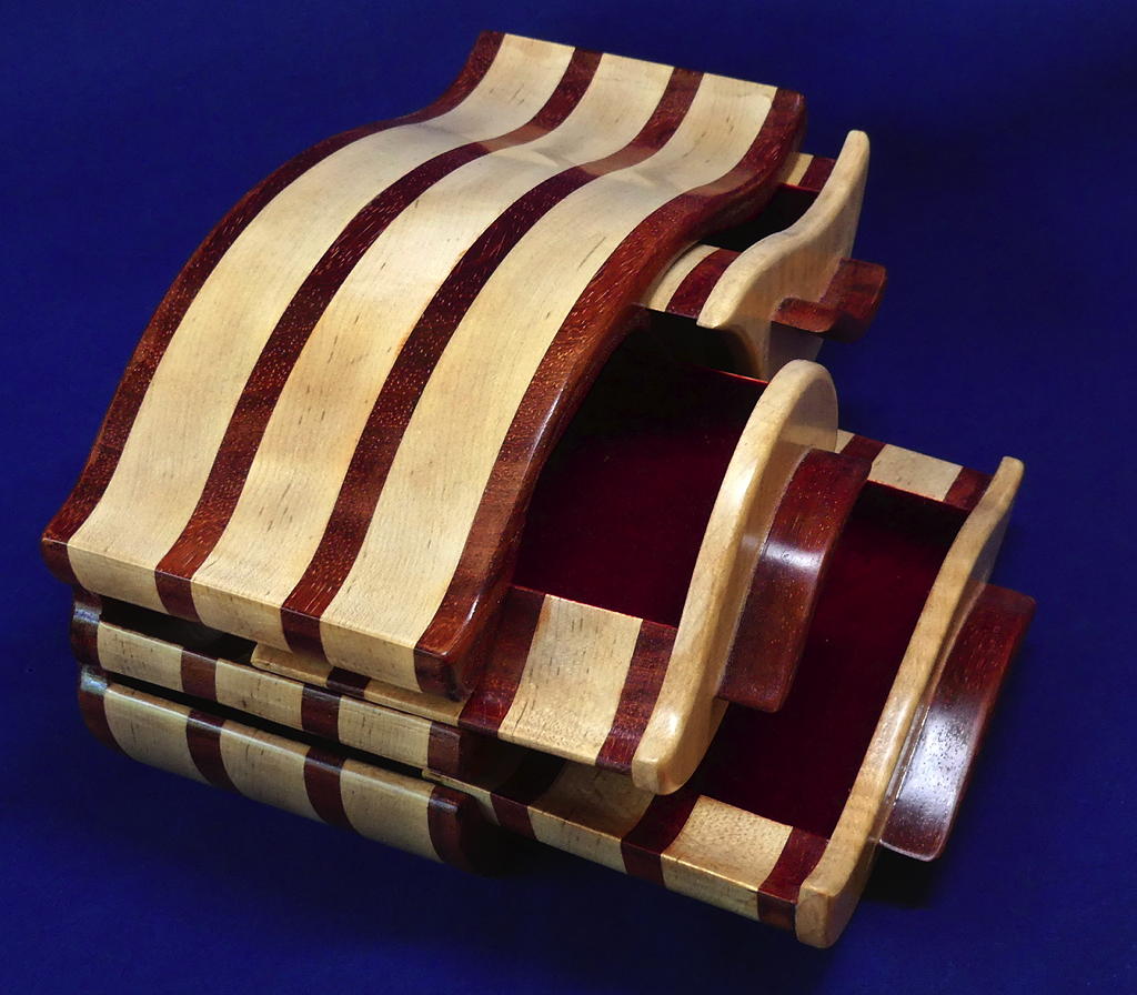 Wave Bandsaw Box