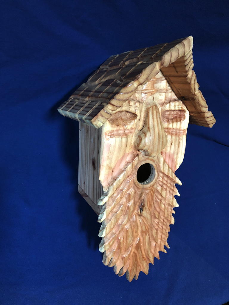 Wood Spirit Bird House